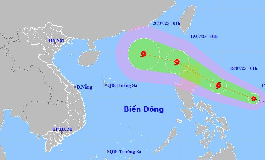 Tropical depression to strengthen into typhoon on July 18, keep gathering force